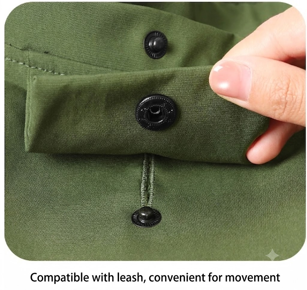 All-Weather Waterproof Dog Shell Jacket | Detachable Hood & Reflective Trim | Pawpawlemon