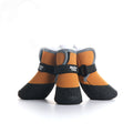 Waterproof Anti-Slip Dog Boots (Orange) - Set of 4 | Pawpawlemon