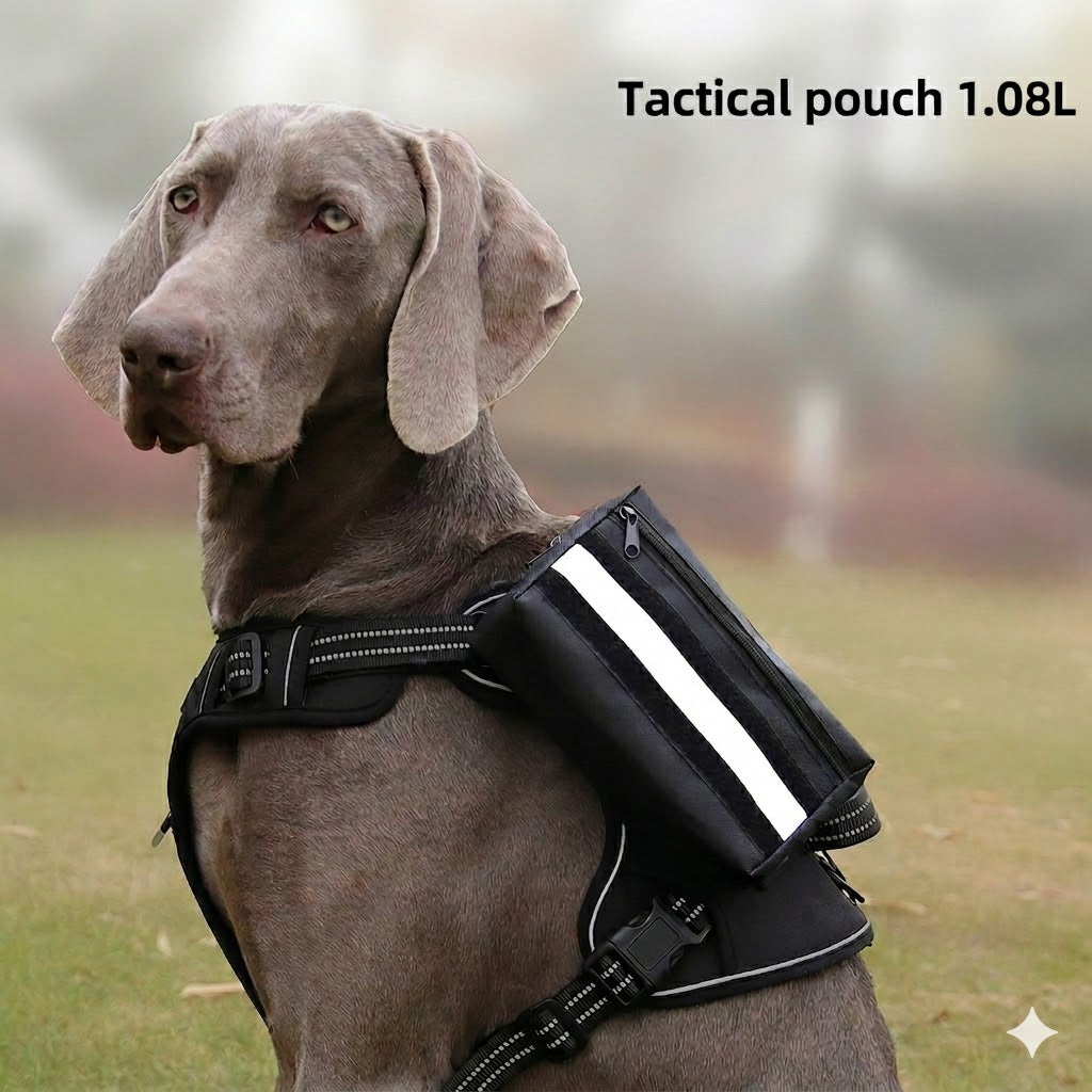 MOLLE Dog Harness Pouch — Tactical Storage Bag | Pawpawlemon